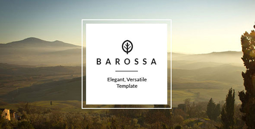 ThemeForest - Barossa - Responsive Versatile One Page Template - RIP