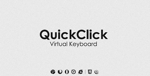 CodeCanyon - QuickClick - Virtual Keyboard - RIP