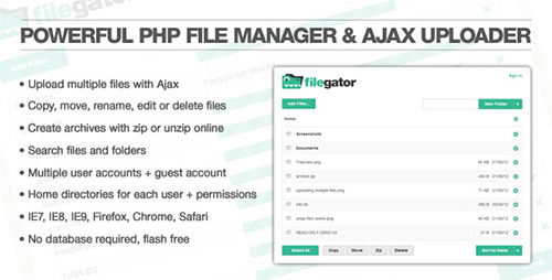 CodeCanyon - FileGator v4.1.1