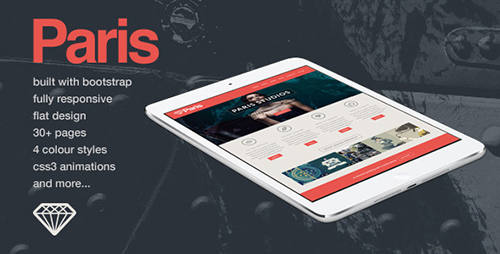 ThemeForest - Paris - Responsive HTML5 Template - RIP