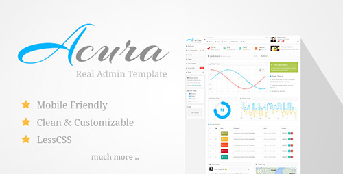 ThemeForest - Acura - Real Admin Template - RIP