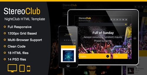 ThemeForest - StereoClub - NightClub HTML Template - RIP