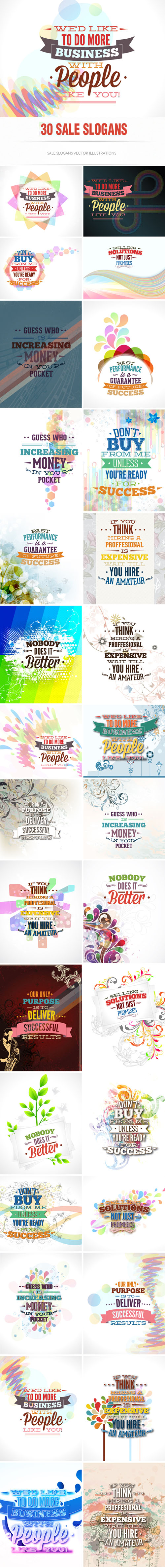 30 Sale Slogans Illustrations - Premium Vectors