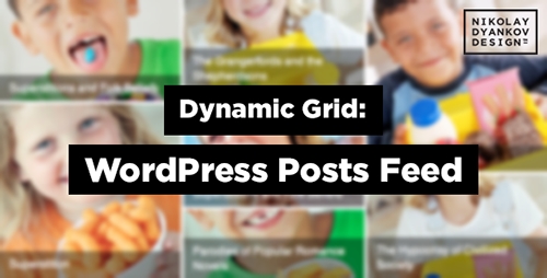 CodeCanyon - Dynamic Grid: WordPress Posts Feed Slider v1.1.1