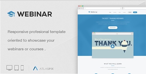 ThemeForest - Webinar - Multipurpose Landing page - RIP