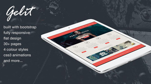 Mojo-Theme - Gelit - Responsive HTML5 Template - RIP