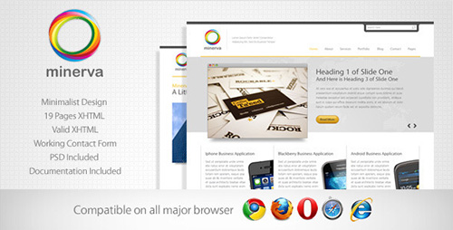 ThemeForest - Minerva - Minimalist Business Template 6