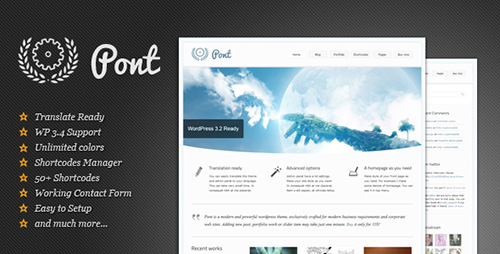 ThemeForest - Pont v1.5 - Multipurpose Wordpress Theme