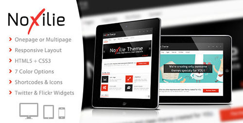 ThemeForest - NoXilie - Multipurpose Responsive HTML Template - RIP