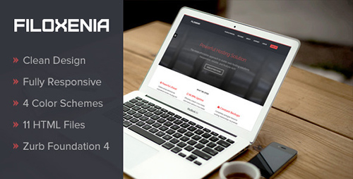 ThemeForest - Filoxenia - Responsive Hosting HTML Template - RIP