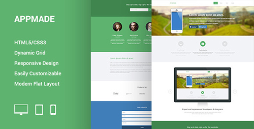 ThemeForest - APPMADE - Responsive App Landing Page - RIP