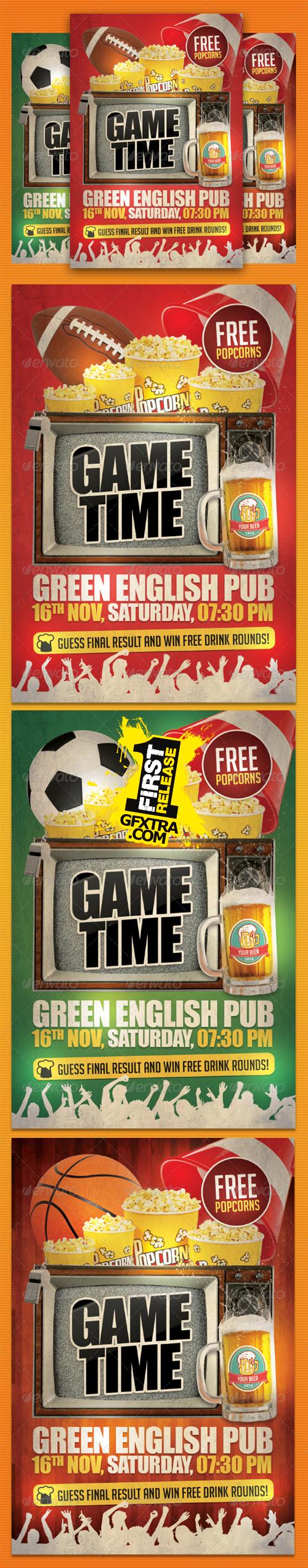 GraphicRiver - Game Day Party Flyer Template