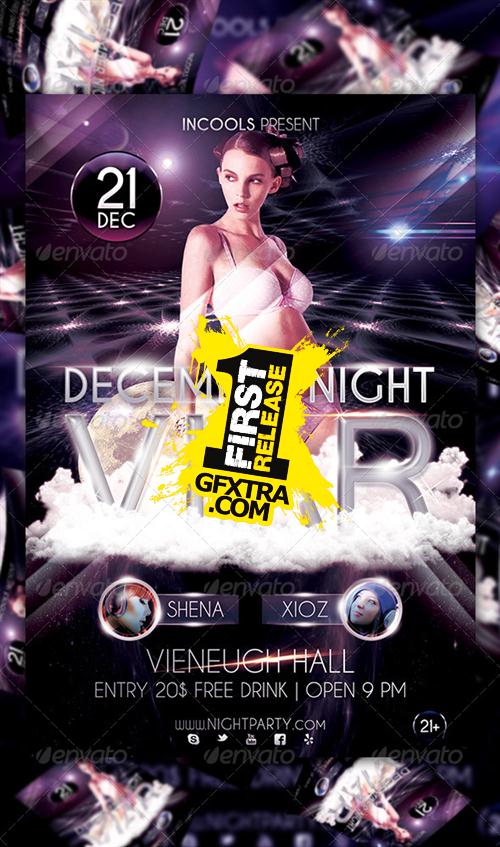 GraphicRiver - December Night Viar Flyer Template