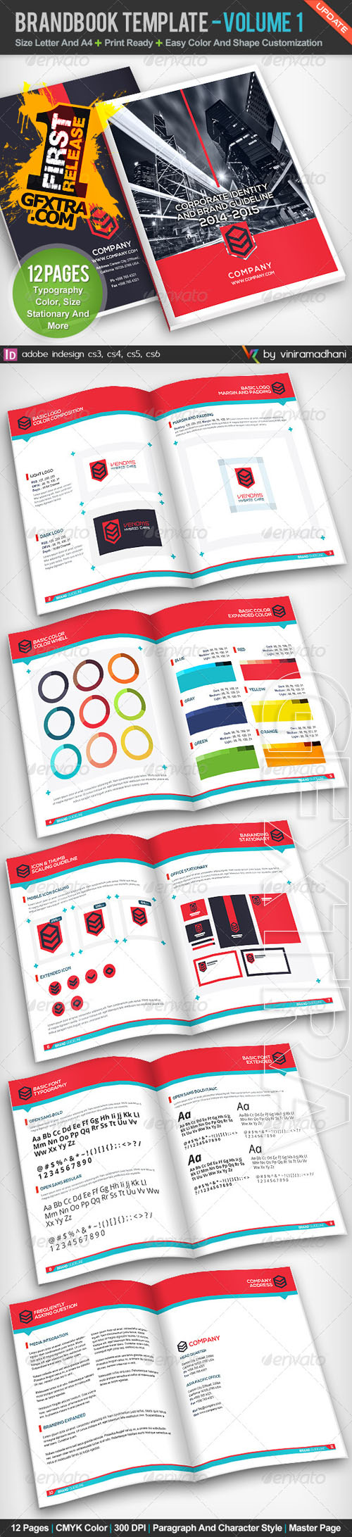 GraphicRiver - BrandBook Template | Volume 1 5116680