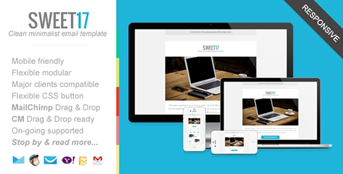 ThemeForest - Sweet17 - Clean Minimalist Newsletter Template - RIP