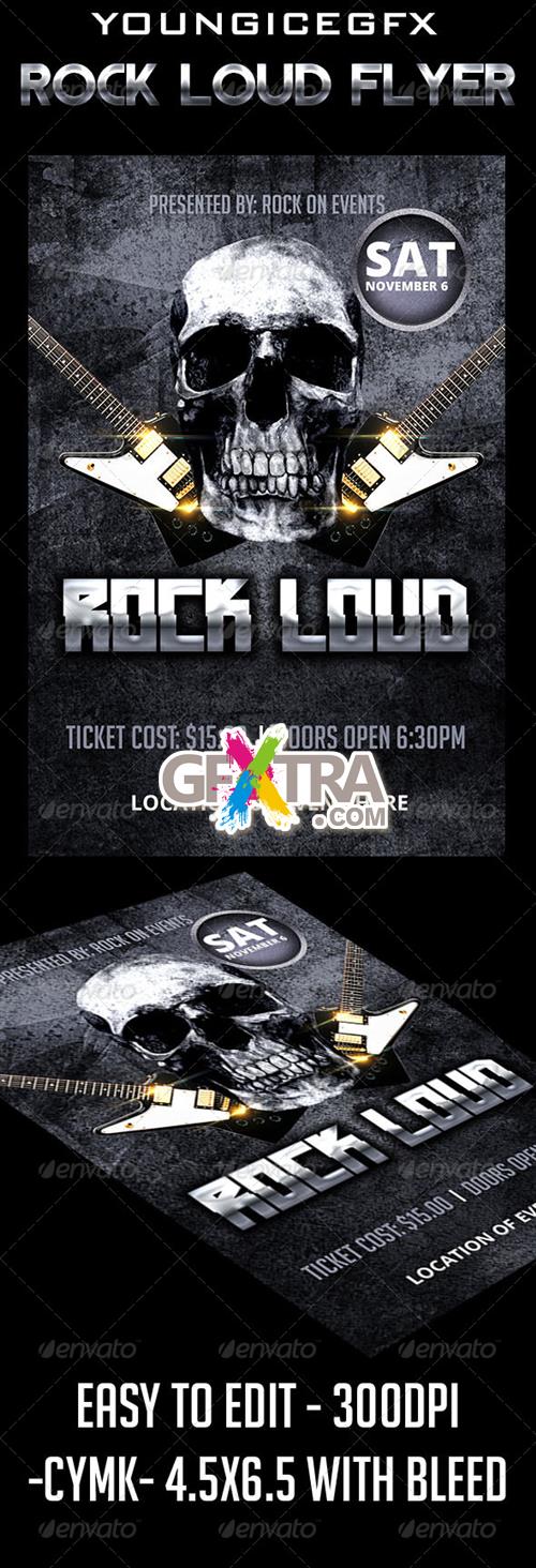 GraphicRiver - Rock Loud Flyer