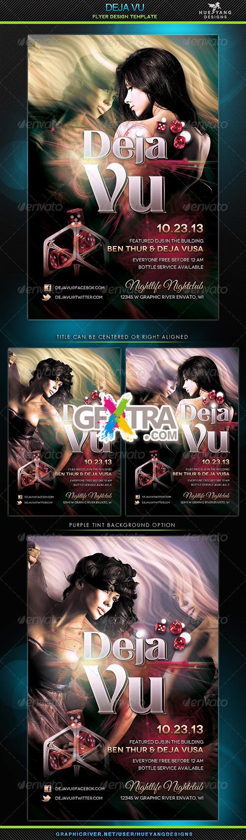 GraphicRiver - Deja Vu flyer