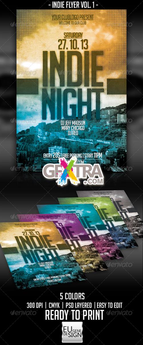 GraphicRiver - Indie Flyer Vol. 1