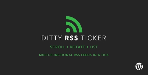 CodeCanyon - Ditty RSS Ticker v1.0.3