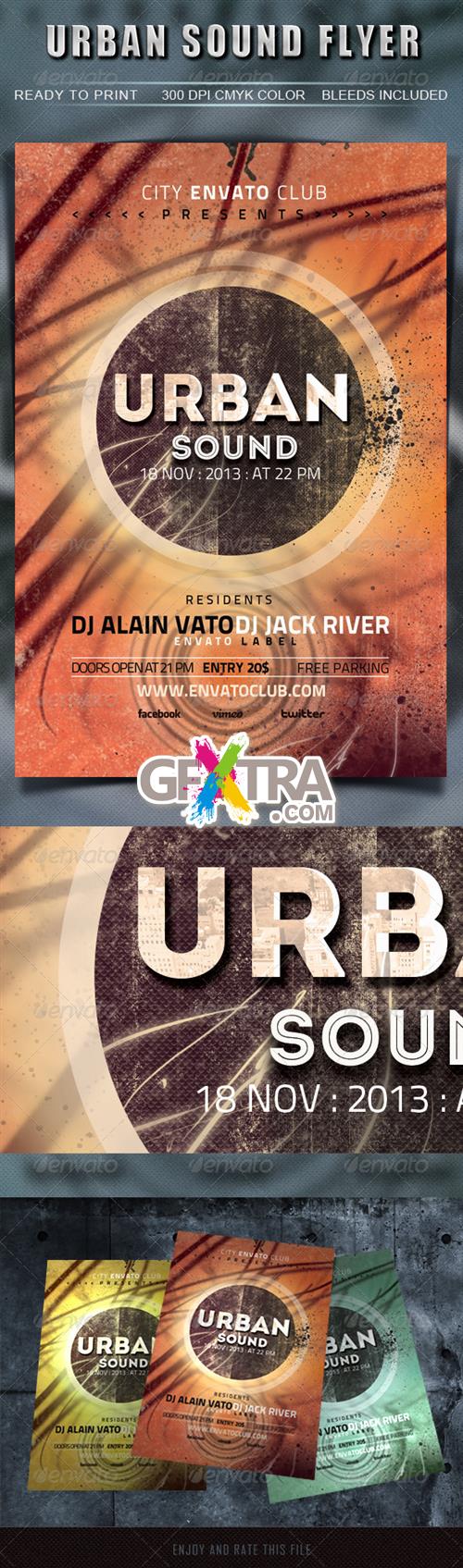 GraphicRiver - Urban Sound Flyer