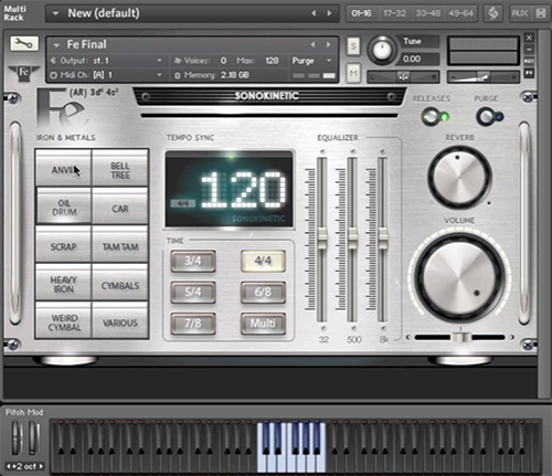 Sonokinetic Fe Iron and Metal Elements KONTAKT-MAGNETRiXX