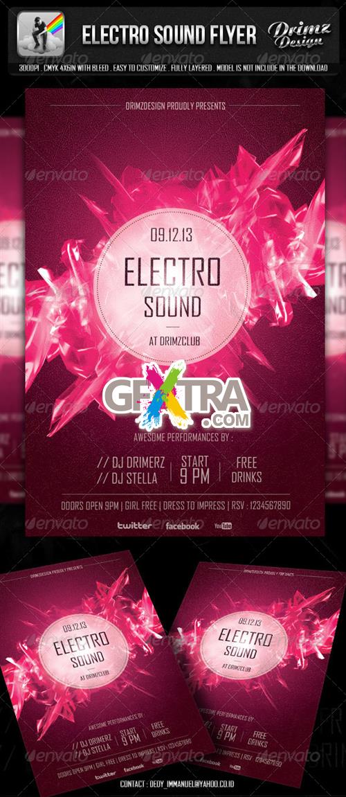 GraphicRiver - Electro Sound Flyer