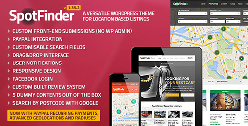 ThemeForest - SpotFinder v1.35.2 - Versatile Directory & Listings Theme