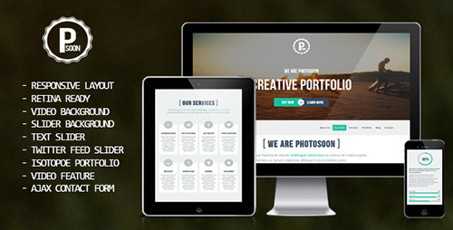 ThemeForest - Photosoon - Responsive HTML Template - RIP