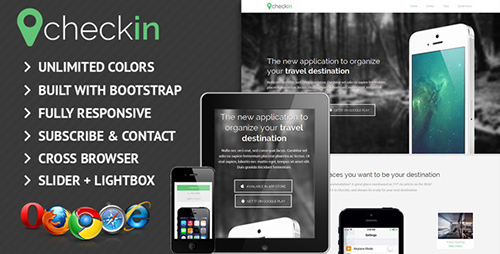 ThemeForest - CheckIn Clean App Landing Page - RIP