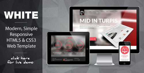 ThemeForest - White - Multipurpose Modern Responsive Template - RIP