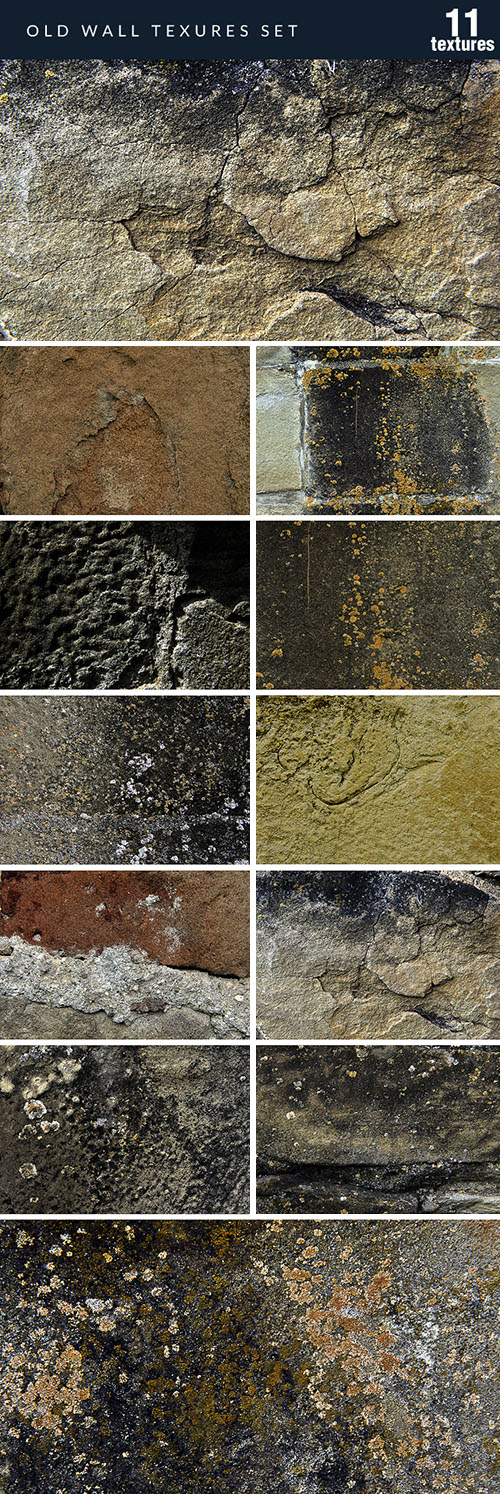 Designtnt - Old Wall Textures Set 1