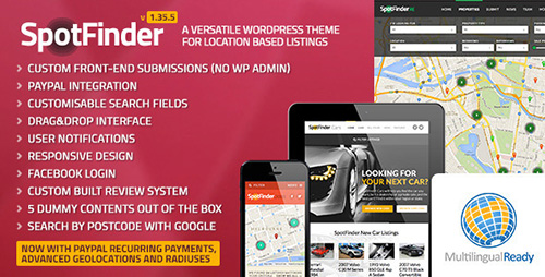 ThemeForest - SpotFinder v1.35.5 - Versatile Directory & Listings Theme