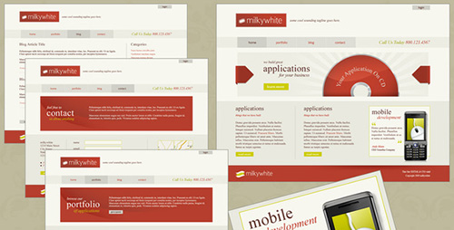 ThemeForest - milkywhite XHTML/CSS - RIP