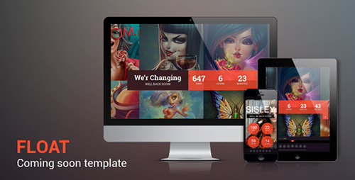 ThemeForest - Float - Responsive Under Constraction Template - RIP