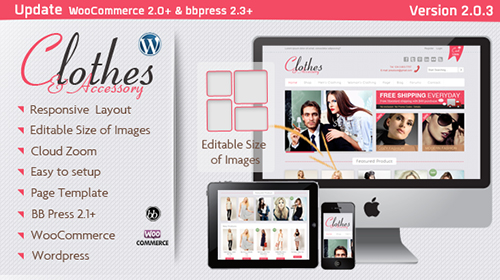 Mojo-Themes - Clothes & Accessory v2.0.3 - Responsive Woocommerce Theme