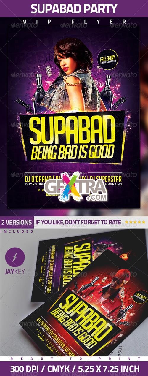 GraphicRiver - Supabad Party Flyer