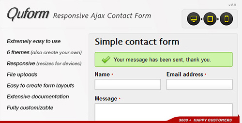 CodeCanyon - Quform v2.0 - Responsive Ajax Contact Form