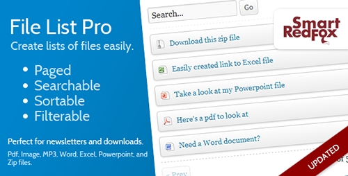 CodeCanyon - File List Pro v1.9.3