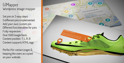 CodeCanyon - iMapper v1.5.1 - Wordpress Image Mapper / Pinner