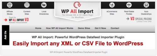 WP All Import v3.3