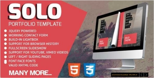 ThemeForest - SOLO - Portfolio Template - RIP