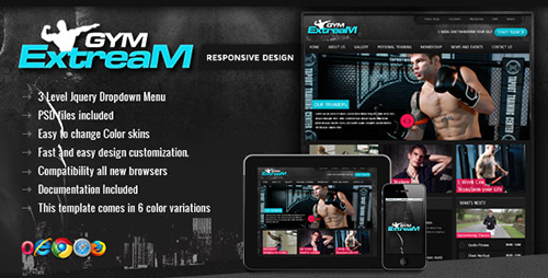 ThemeForest - Gym Extream - Gym and Fitness Template - FULL