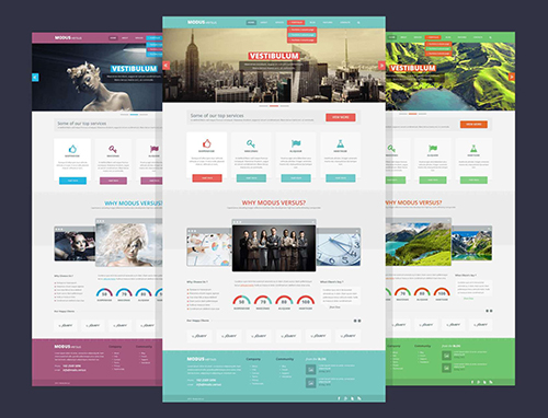 PSD Web Template - Modus Versus