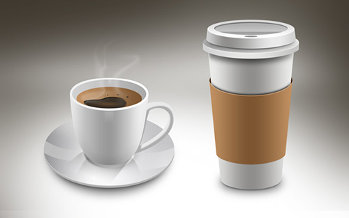 PSD Source - Coffee Cups