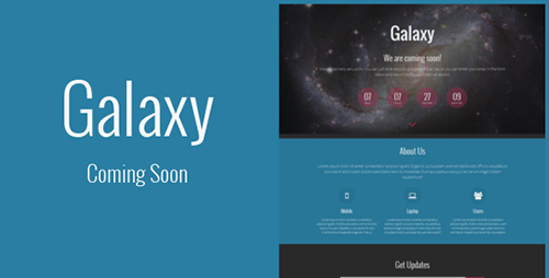 ThemeForest - Galaxy - Responsive Coming Soon Template - FULL