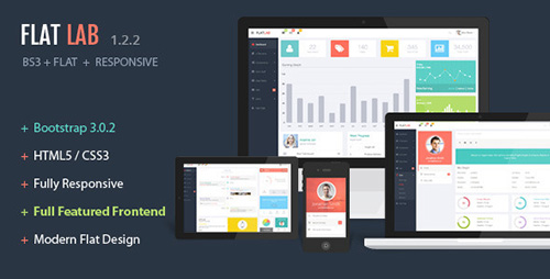 ThemeForest - FlatLab v1.2.2 - Bootstrap 3 Responsive Admin Templat - FULL