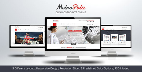 ThemeForest - Metropolis - Clean Multipurpose Theme - FULL