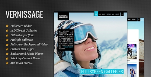 ThemeForest - Vernissage v1.2.8 - Responsive Photography/Portfolio Theme 