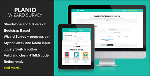 ThemeForest - PLANIO - Survey wizard - RIP