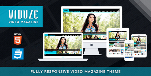 ThemeForest - Viduze - Video Magazine HTML Template - RIP